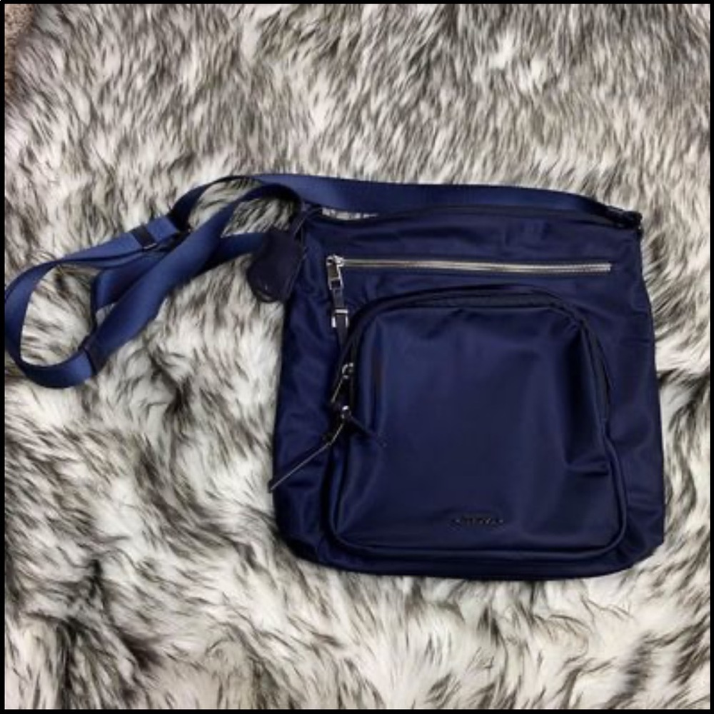 Tumi Voyageur Carmel Crossbody Bag - Navy